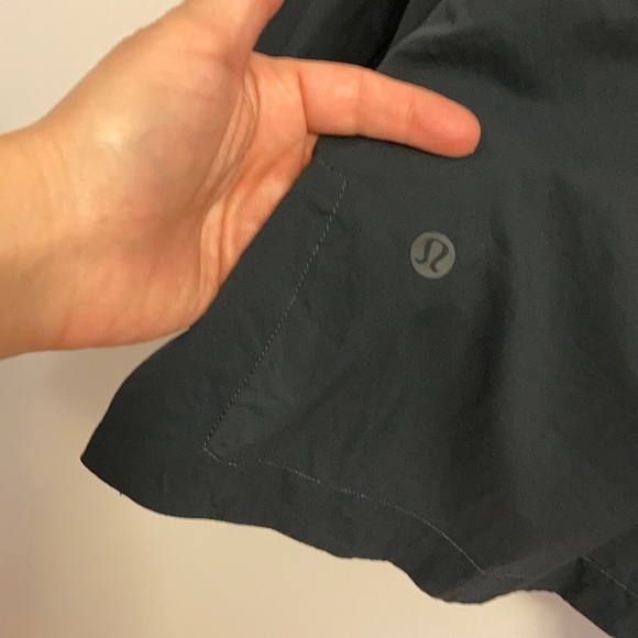 Lululemon Dark Gray Water Repellent Hooded Softshell Half Zip Jacket Size XL - Picture 10 of 12
